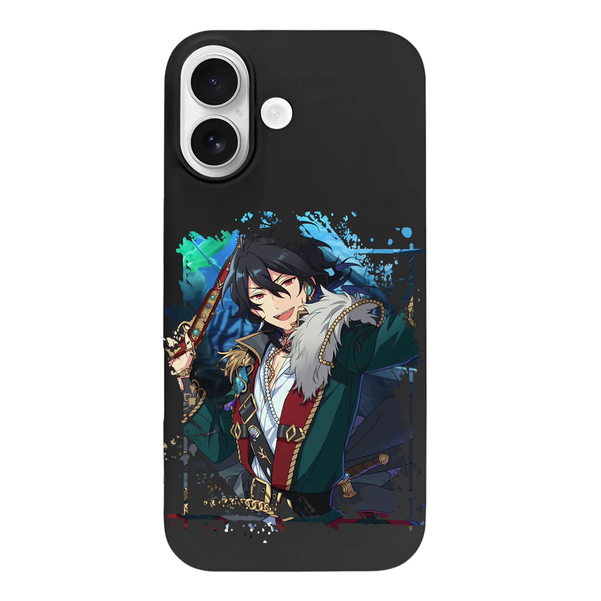 あんさん ぶる グッズ UNDEAD 朔間零 - iPhone 17 シリーズ シリコンケース 薄型 耐衝撃 指紋防止 ソフトタッチカバー 精密フィット 傷防止 保護ケース iPhone 17/17 Air/17 Pro/17 Pro Max 対応